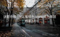 谜题待解：YSL蜜桃色WWW成为难题 · 档案2291