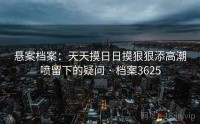 悬案档案：天天摸日日摸狠狠添高潮喷留下的疑问 · 档案3625