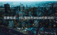 观察报道：YSL蜜桃色WWW的新动向