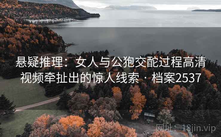 悬疑推理：女人与公狍交酡过程高清视频牵扯出的惊人线索 · 档案2537